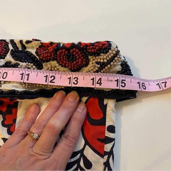 🌟HOST PICK🌟Yoana Baraschi Sweetwater Beaded Collar Cotton Dress size 0 - Picture 8 of 9